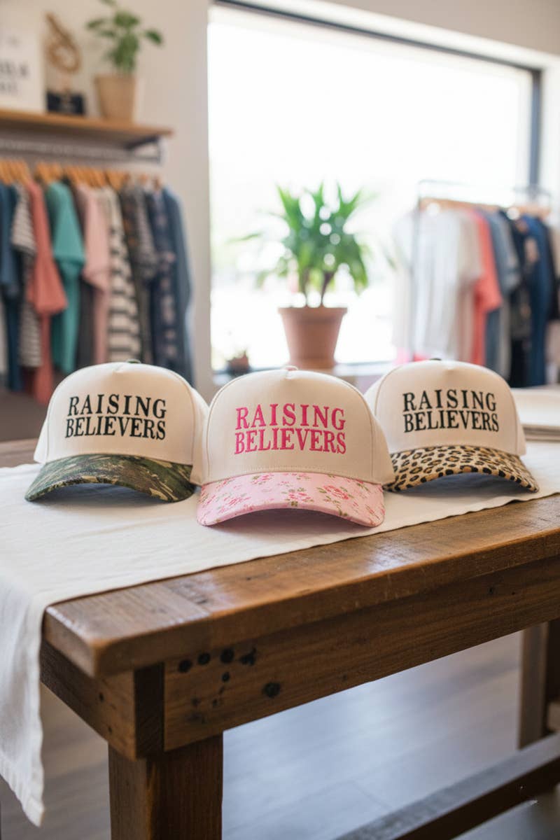 Raising Believers Two Tone Cotton Hat