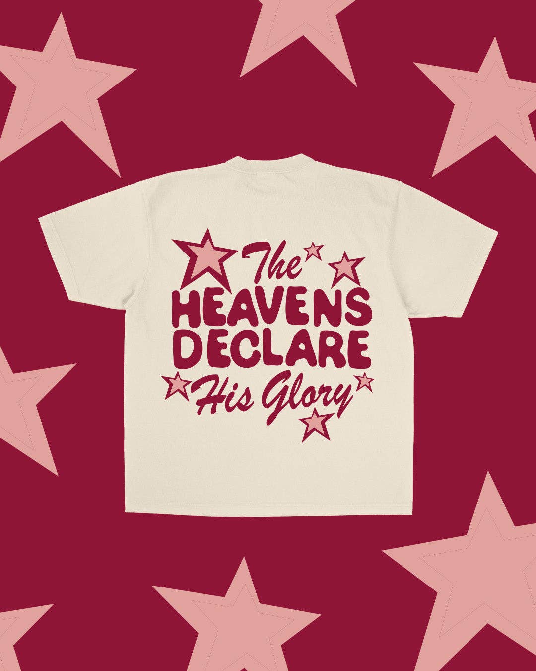"Heavens Declare His Glory" Tee || Desert Dune: L